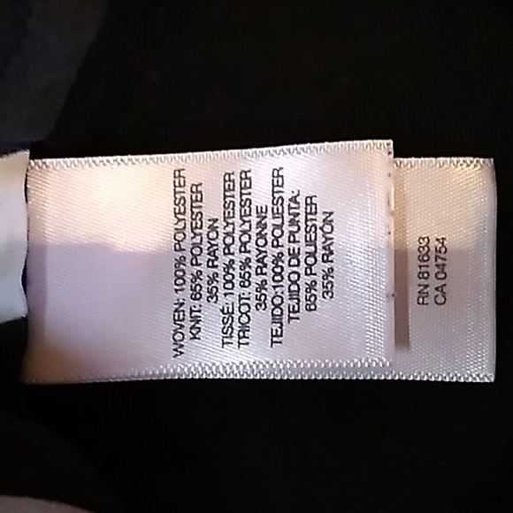 Kenneth Cole Reaction medium black white blouse - Picture 4 of 4